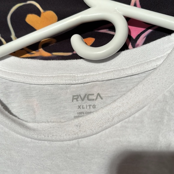 RVCA Mens White Graffic t shirt Size XL - Picture 3 of 3